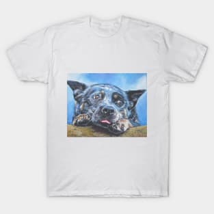 Australian Cattle Dog Fine Art Painting T-Shirt